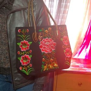 Floral purse